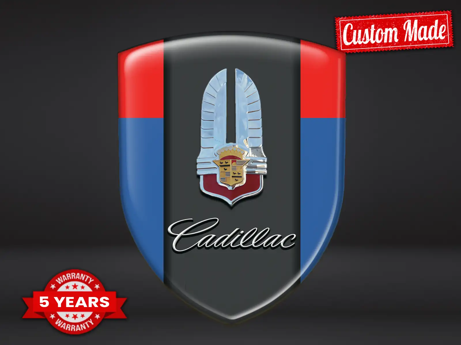 Cadillac Pegatinas Logo Impresas Edición Personalizable Minimalista ST